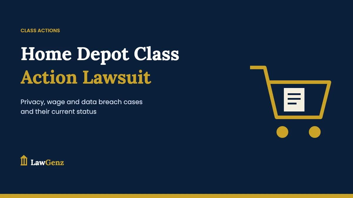 Home Depot class action lawsuit cases and status
