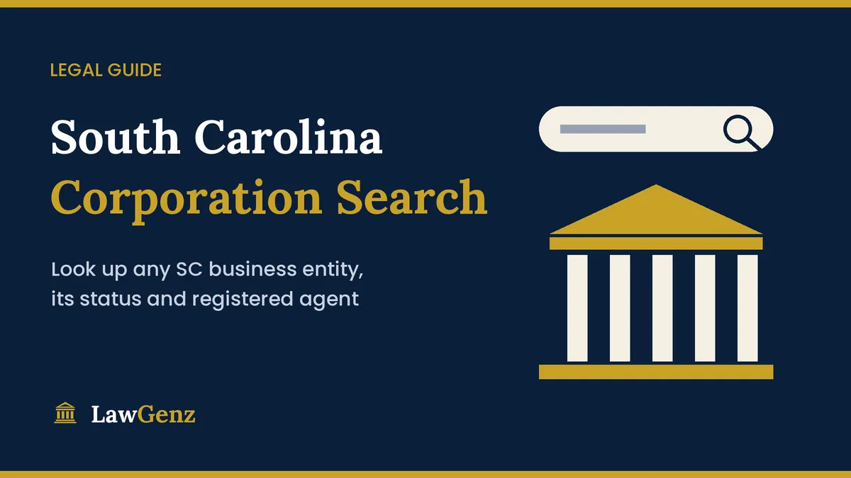 South Carolina corporation search guide to looking up SC business entities